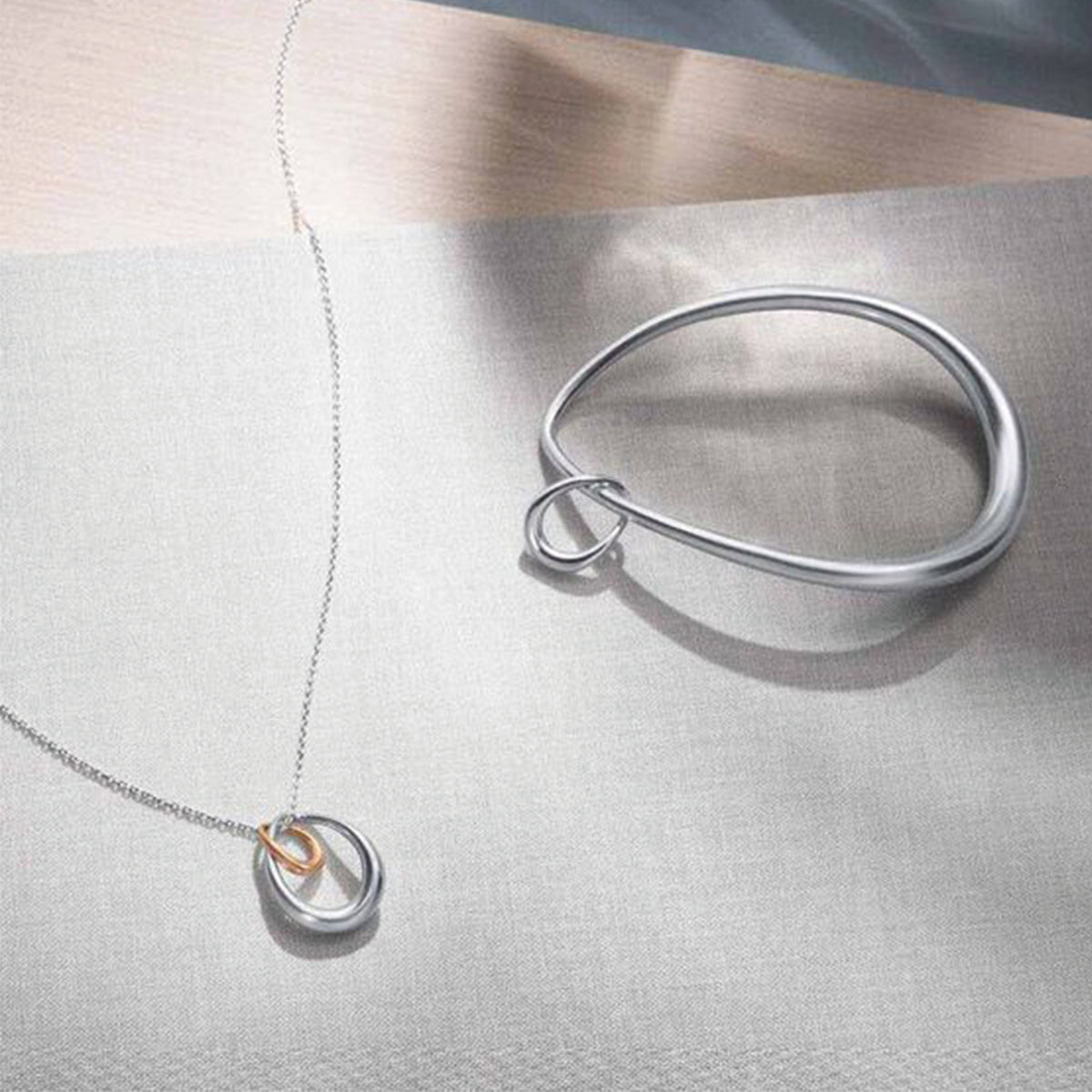 Georg Jensen Offspring Silver Bangle