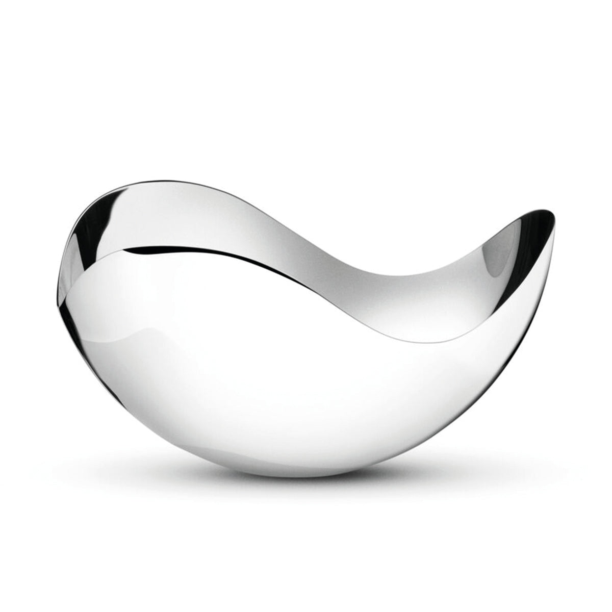 Georg Jensen Stainless Steel Bloom Petit Mirror Bowl