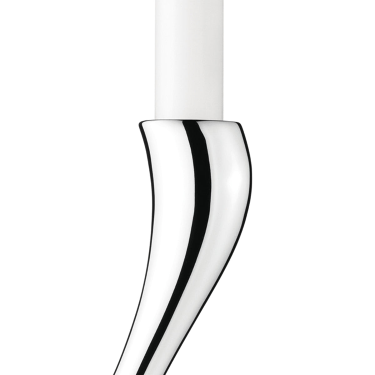 Georg Jensen Stainless Steel Cobra Set of Three Candle Holders