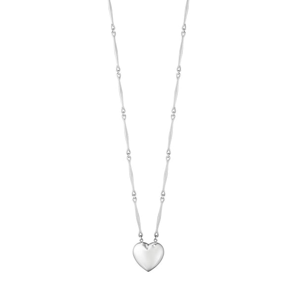 Georg Jensen Silver Astrid Heart Necklace