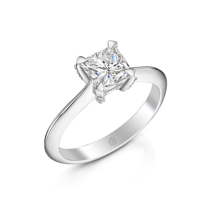 Three Little Words Princess Engagement Ring