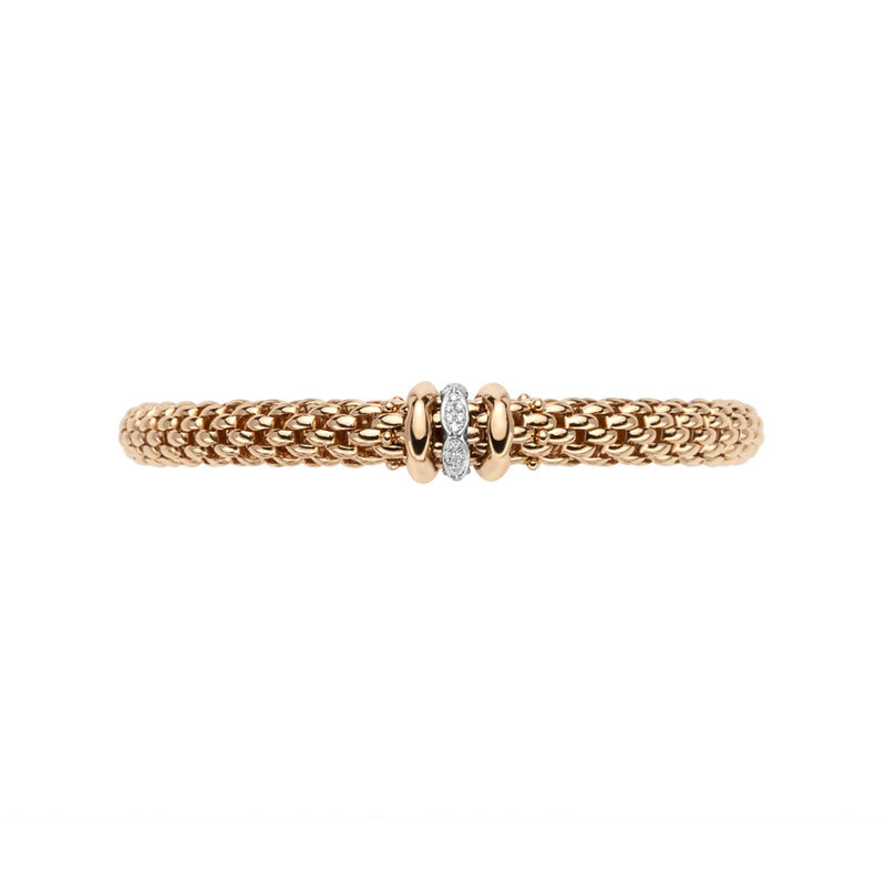Fope LoveNest 18ct Rose Gold Diamond Bracelet