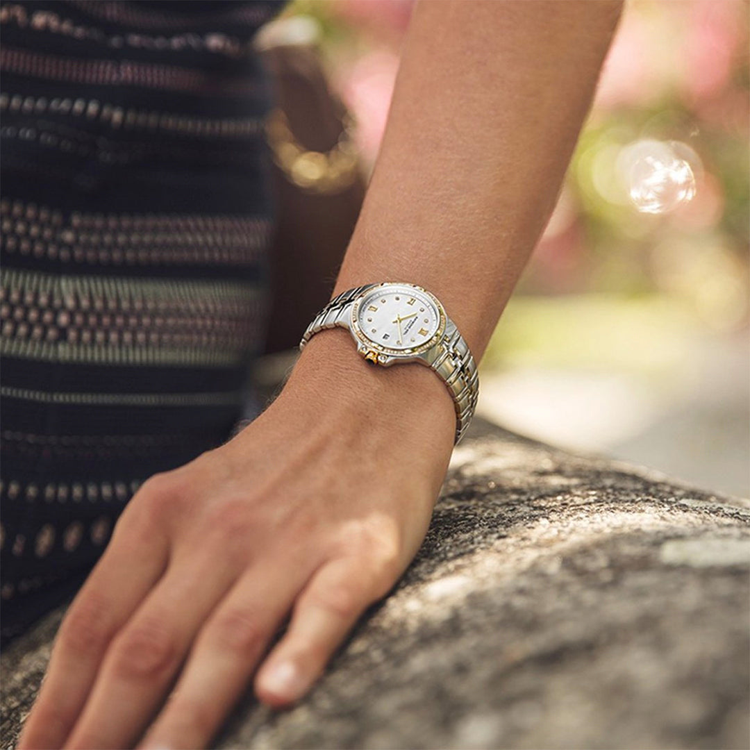 Raymond Weil Parsifal Mother of Pearl Two Tone Ladies Watch