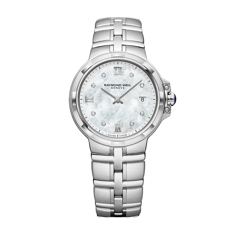 Raymond Weil Parsifal Mother of Pearl Silver Ladies Watch