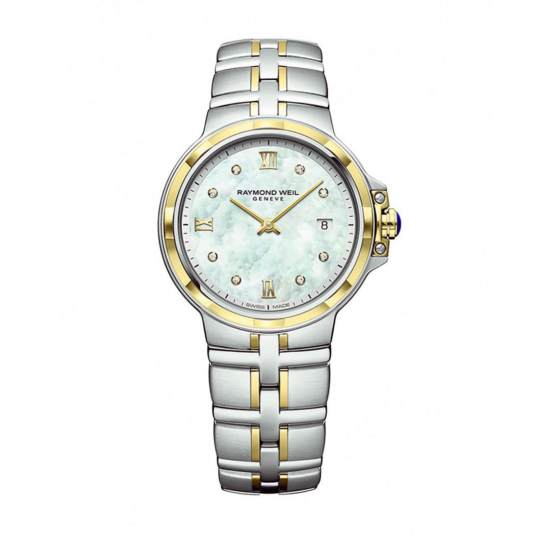 Raymond Weil Parsifal Mother of Pearl Two Tone Ladies Watch