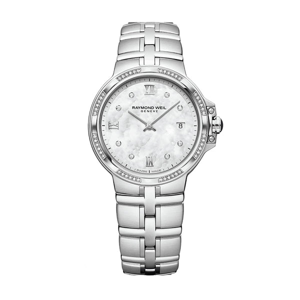 Raymond Weil Parsifal Mother of Pearl Silver Ladies Watch