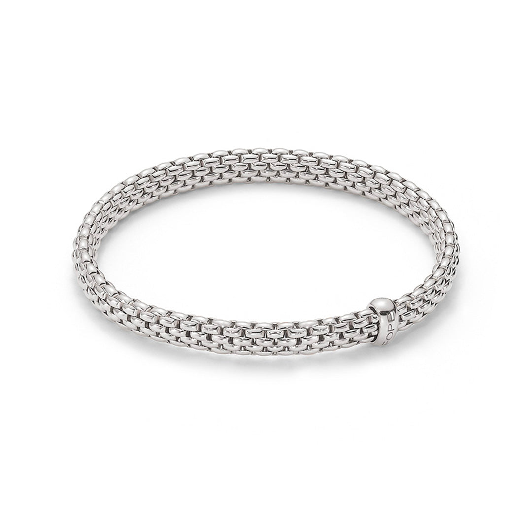 Fope Flex'it Vendome 18ct White Gold Bracelet