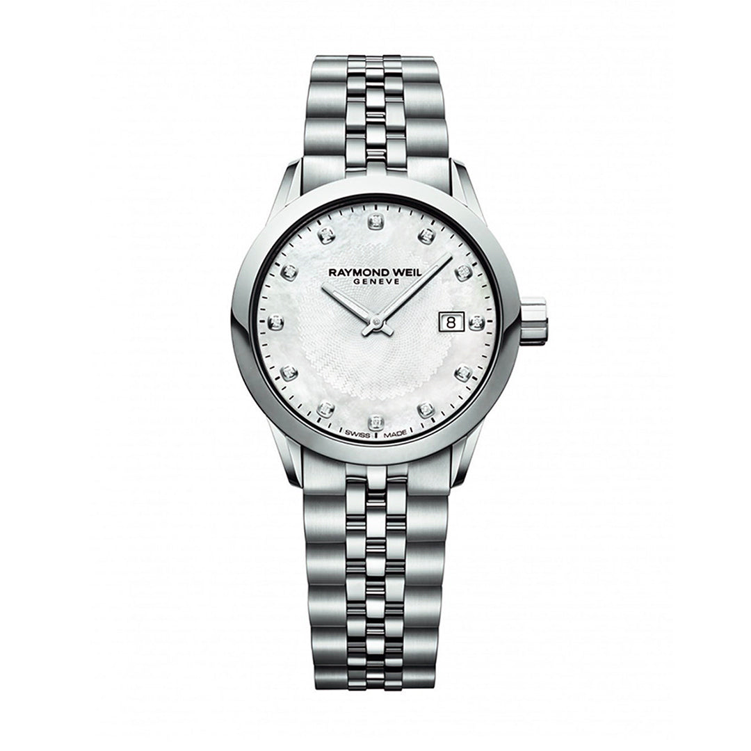 Raymond Weil Freelancer Mother of Pearl Silver Ladies Watch