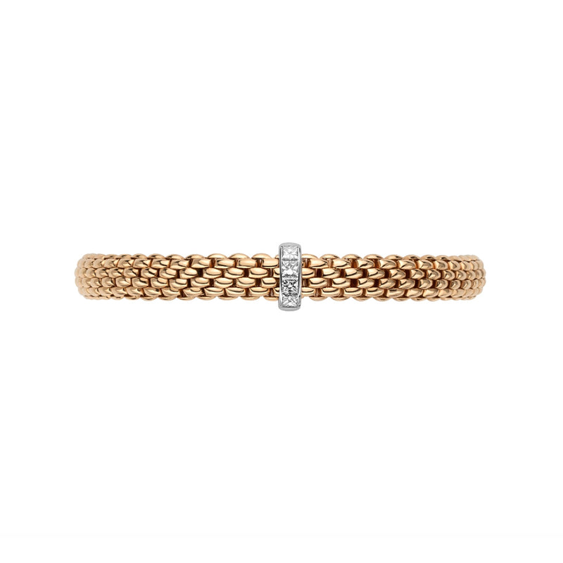 Fope Vendome 18ct Rose Gold Diamond Bracelet