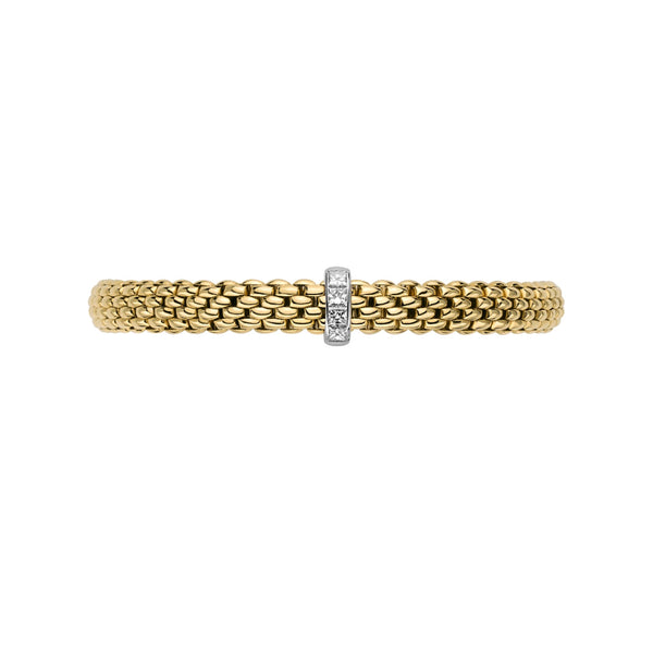 Fope Vendome 18ct Yellow Gold Diamond Bracelet