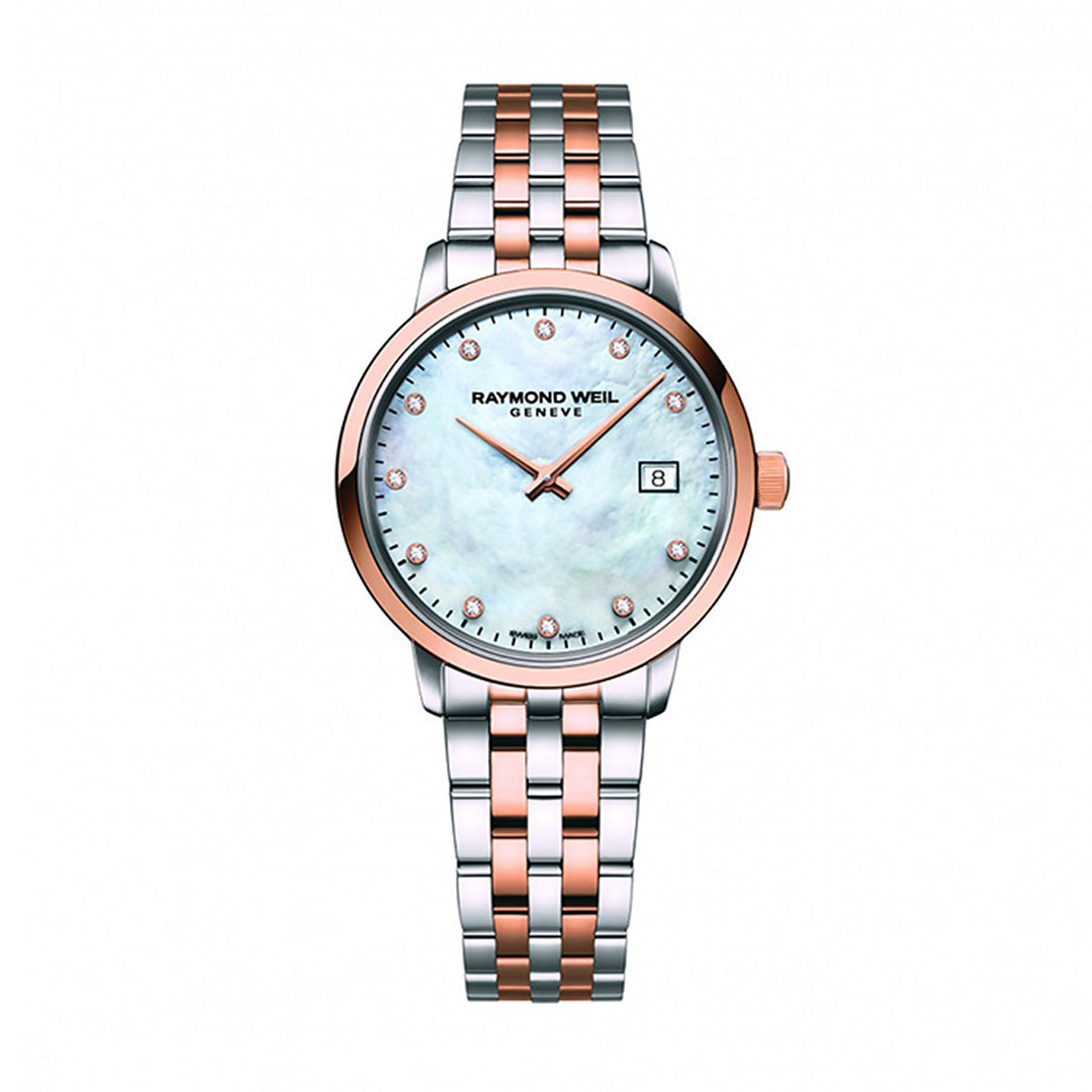 Raymond Weil Toccata Mother of Pearl Two Tone Ladies Watch