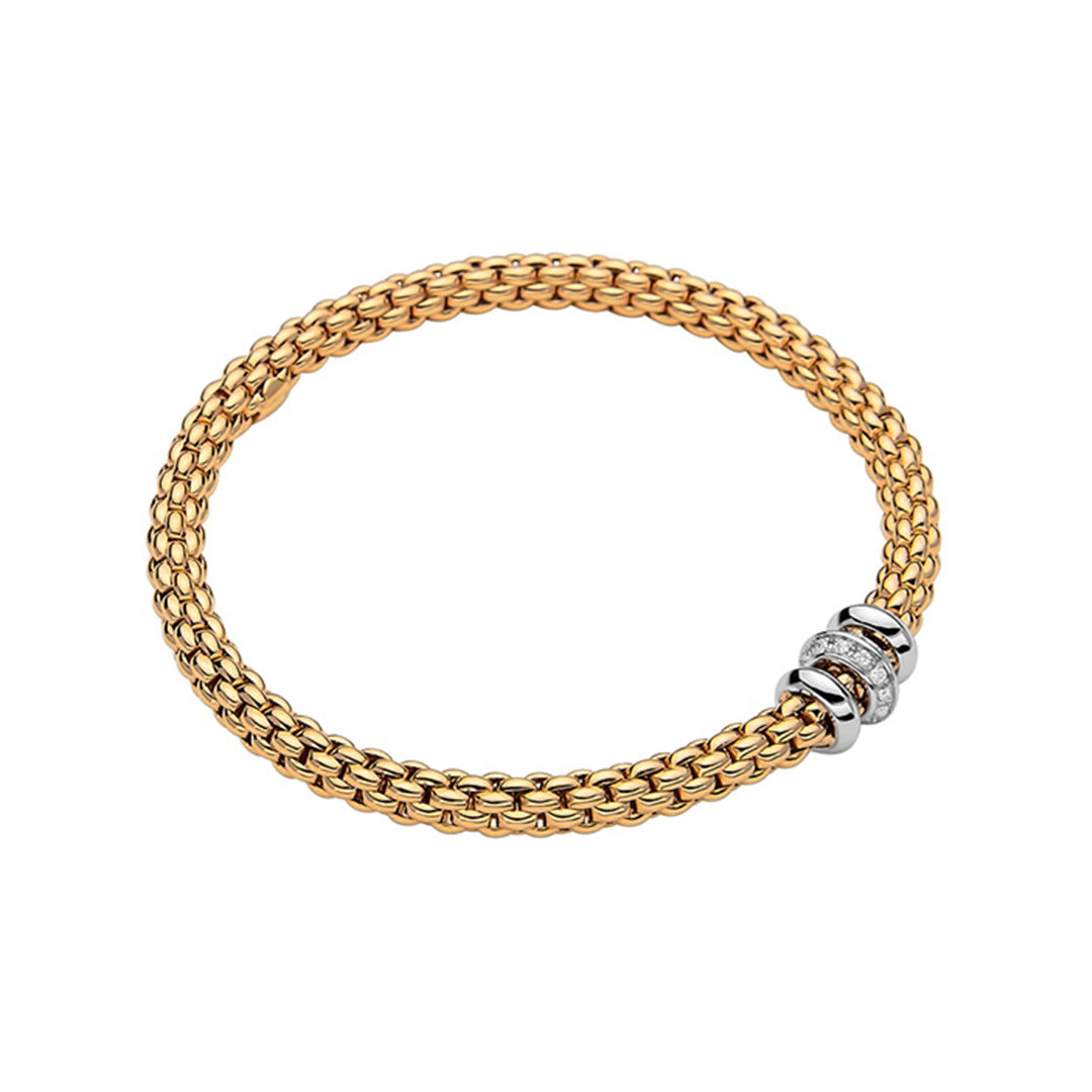 Fope Solo 18ct Yellow Gold Bracelet