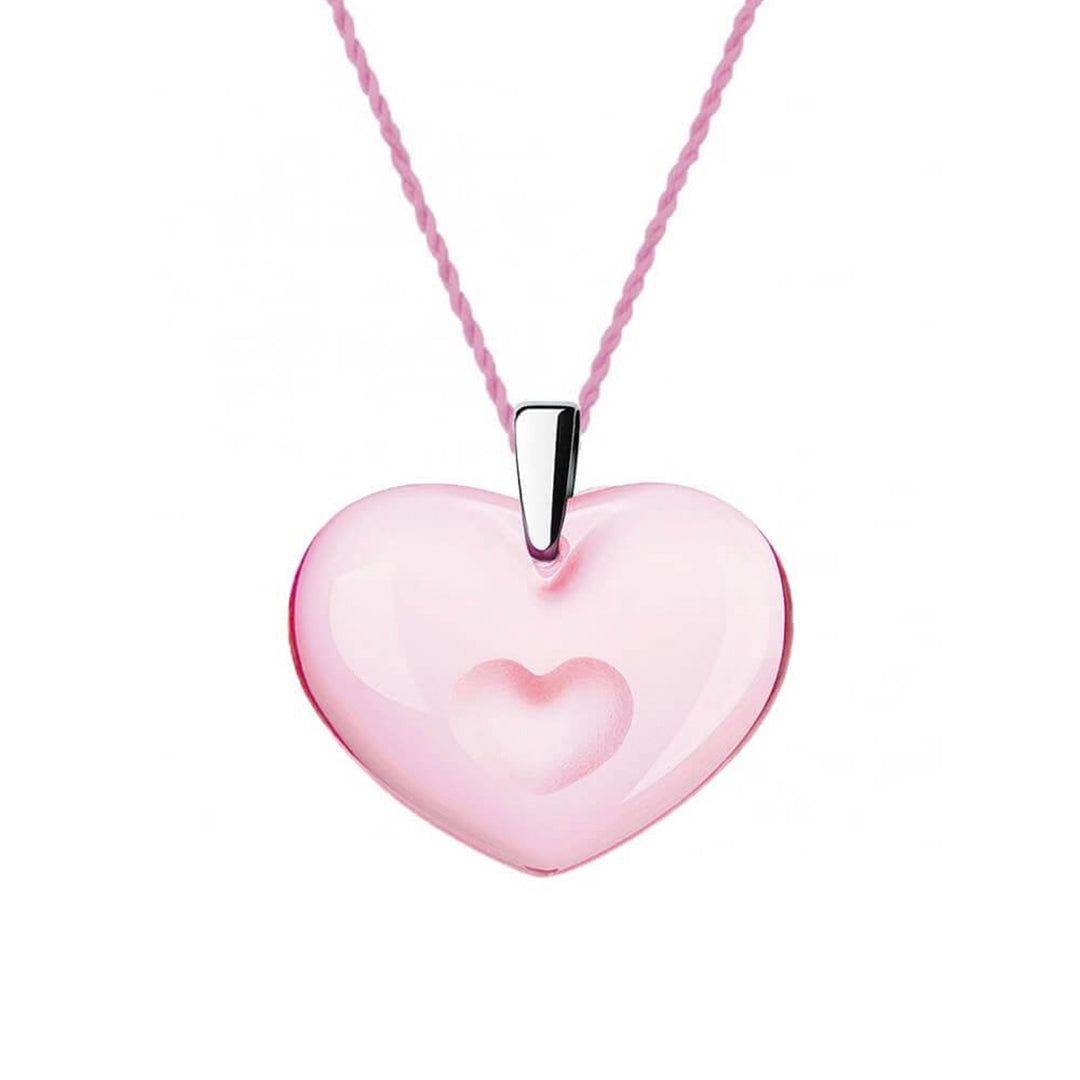 Lalique Amoureuse A La Folie Pendant Pink