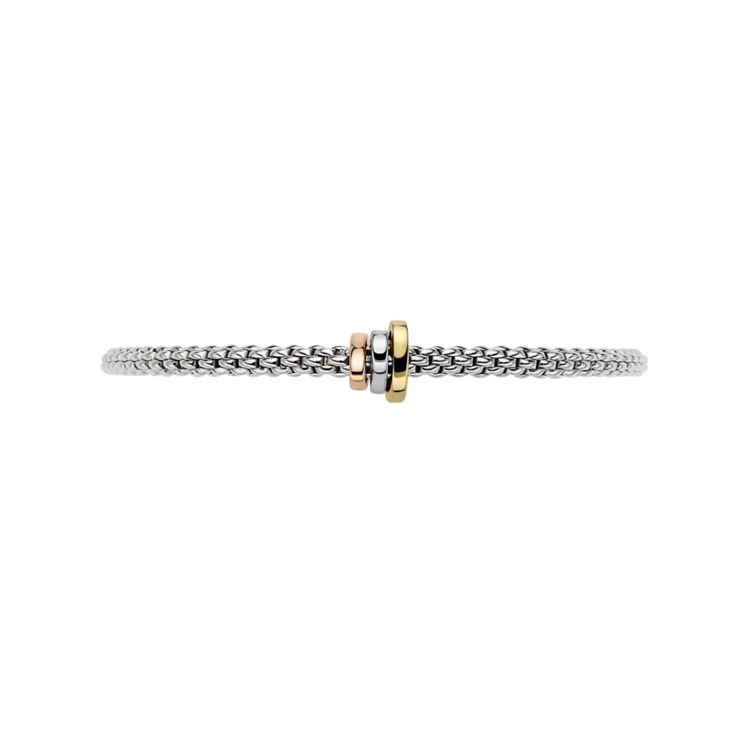 Fope Prima Flex'it 18ct White Gold Bracelet