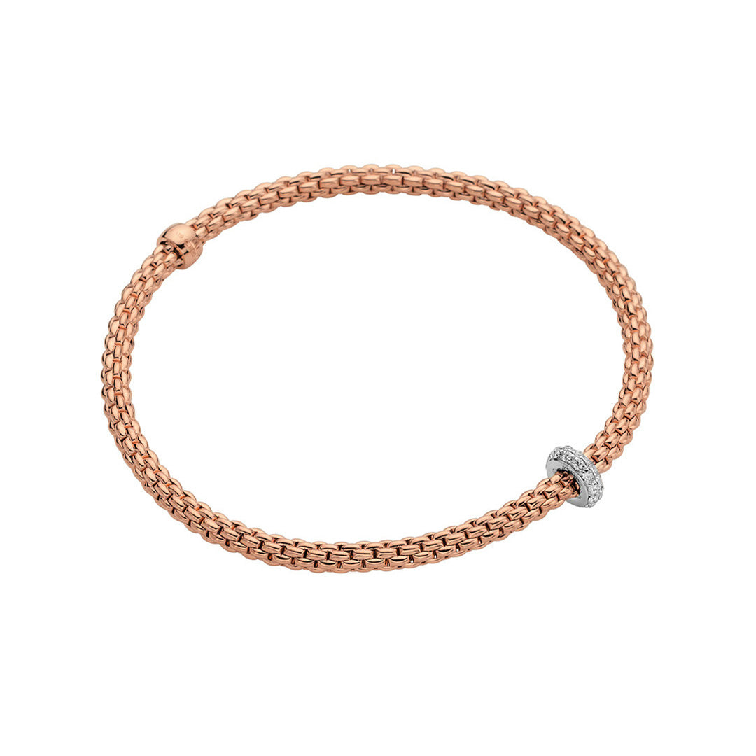 Fope Prima 18ct Rose Gold Diamond Bracelet