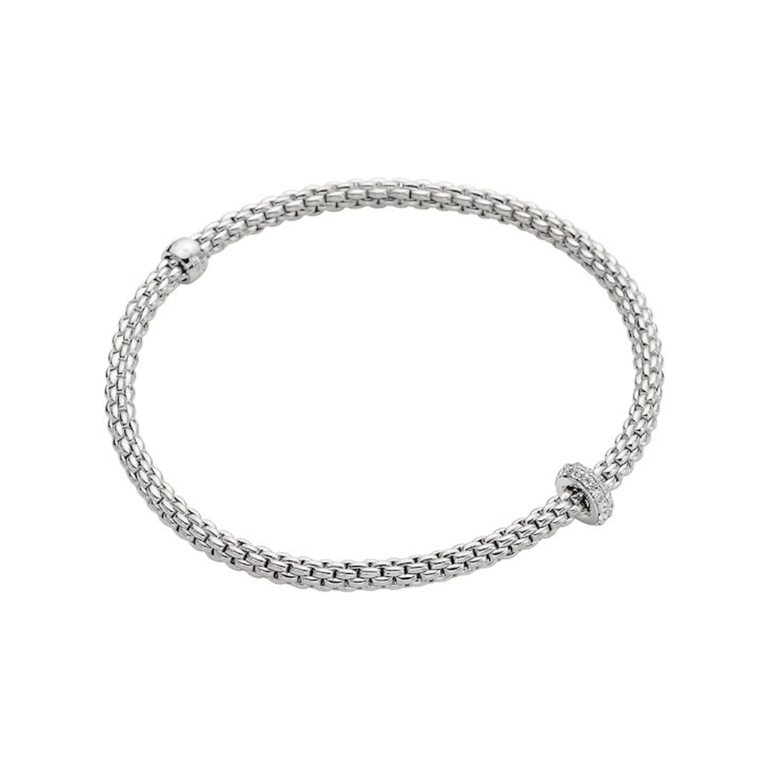 Fope Prima 18ct White Gold Diamond Bracelet