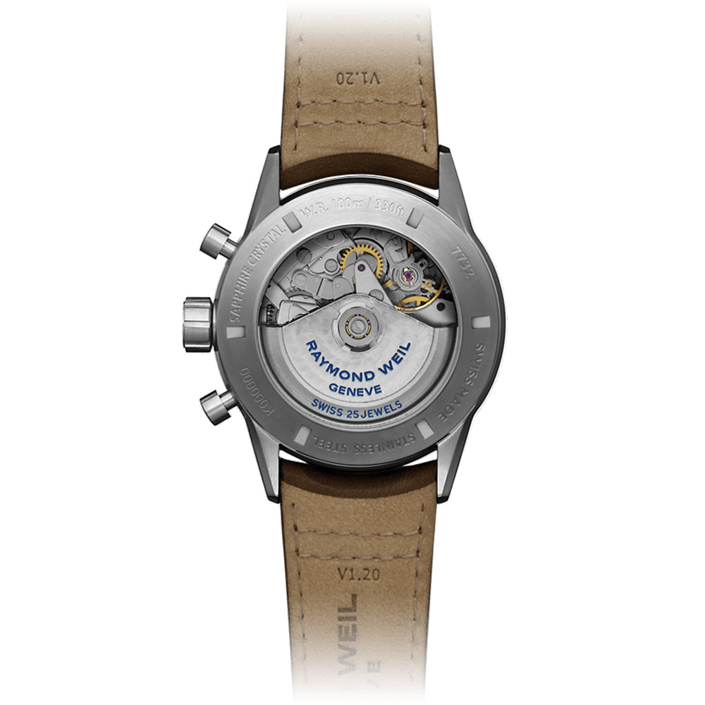 Raymond Weil Freelancer Automatic Chronograph Brown Mens Watch