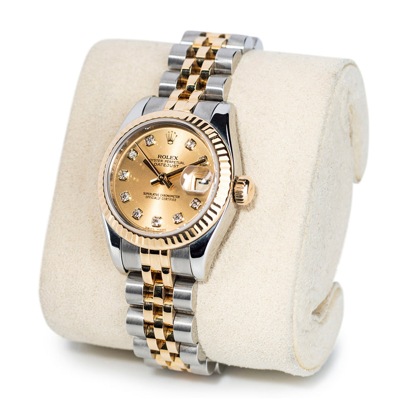 Pre-Owned Rolex Bicolour Diamond Dot Ladies Watch