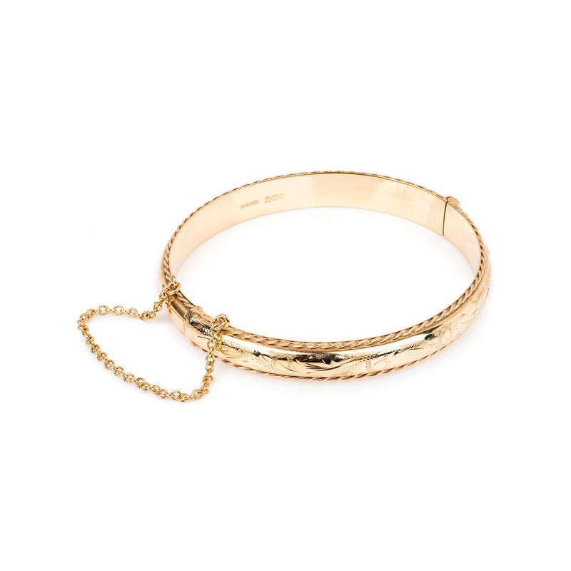 Pre-Owned 9ct Yellow Gold Bangle
