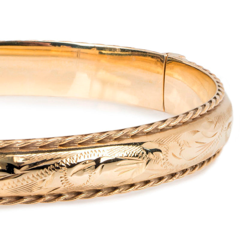 Pre-Owned 9ct Yellow Gold Bangle