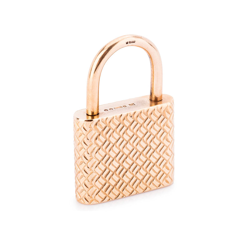 Pre-Owned 9ct Yellow Gold Padlock