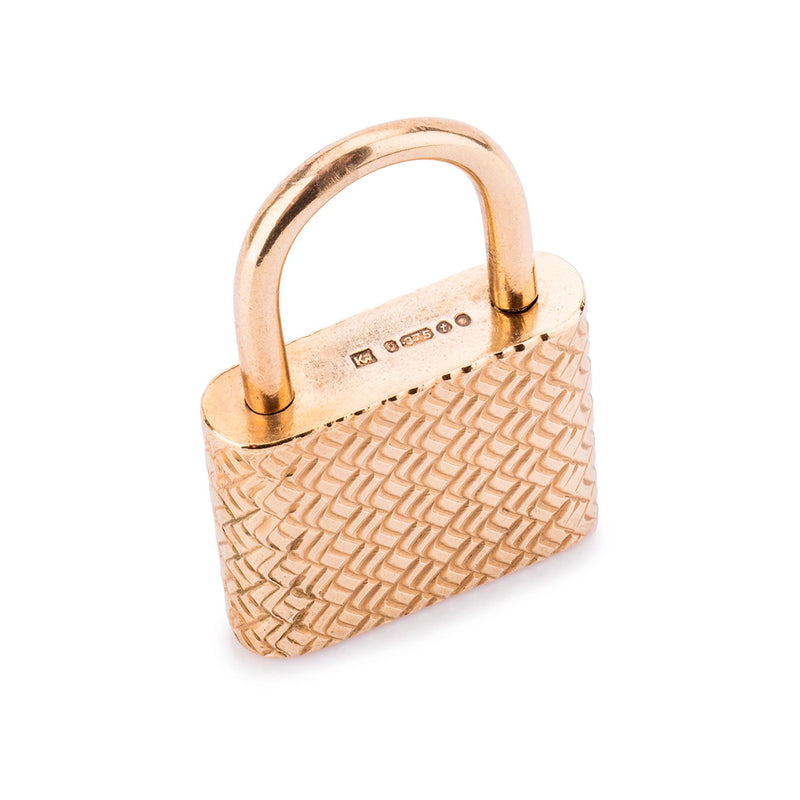 Pre-Owned 9ct Yellow Gold Padlock