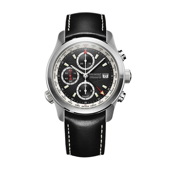 Bremont ALT1 Automatic GMT Chronograph Silver Mens Watch