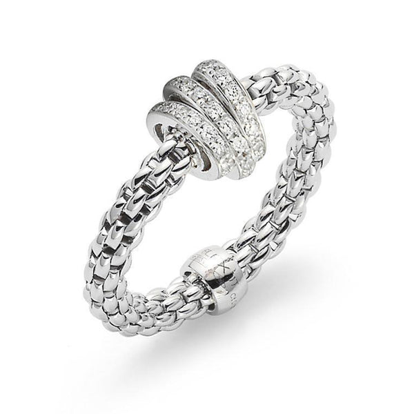 Fope Flex'it Prima White Gold and Diamond Ring