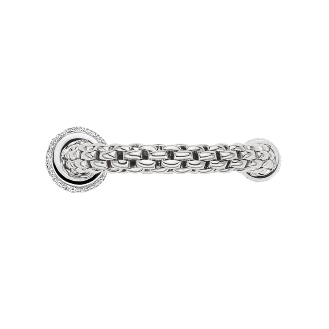 Fope Prima Flex'it 18ct White Gold Diamond Ring