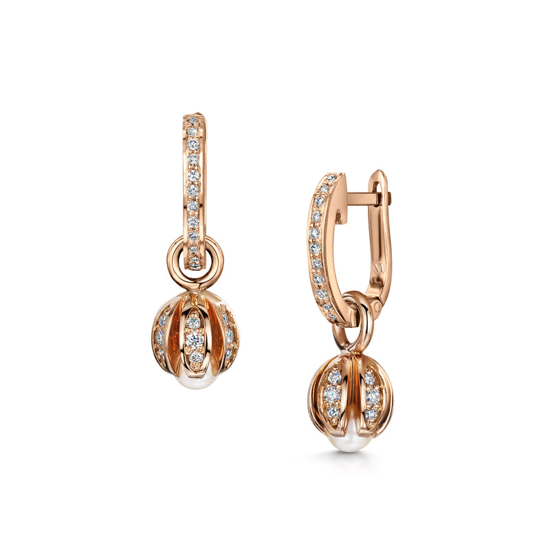 Blossom Pearl & Diamond Earrings