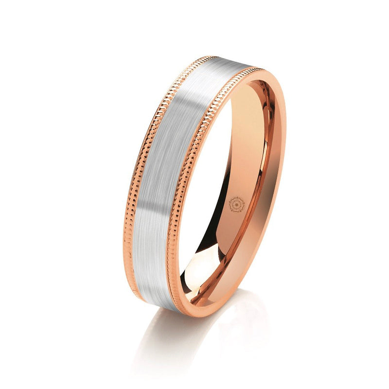 Men's Two-Tone Scarborough Wedding Band