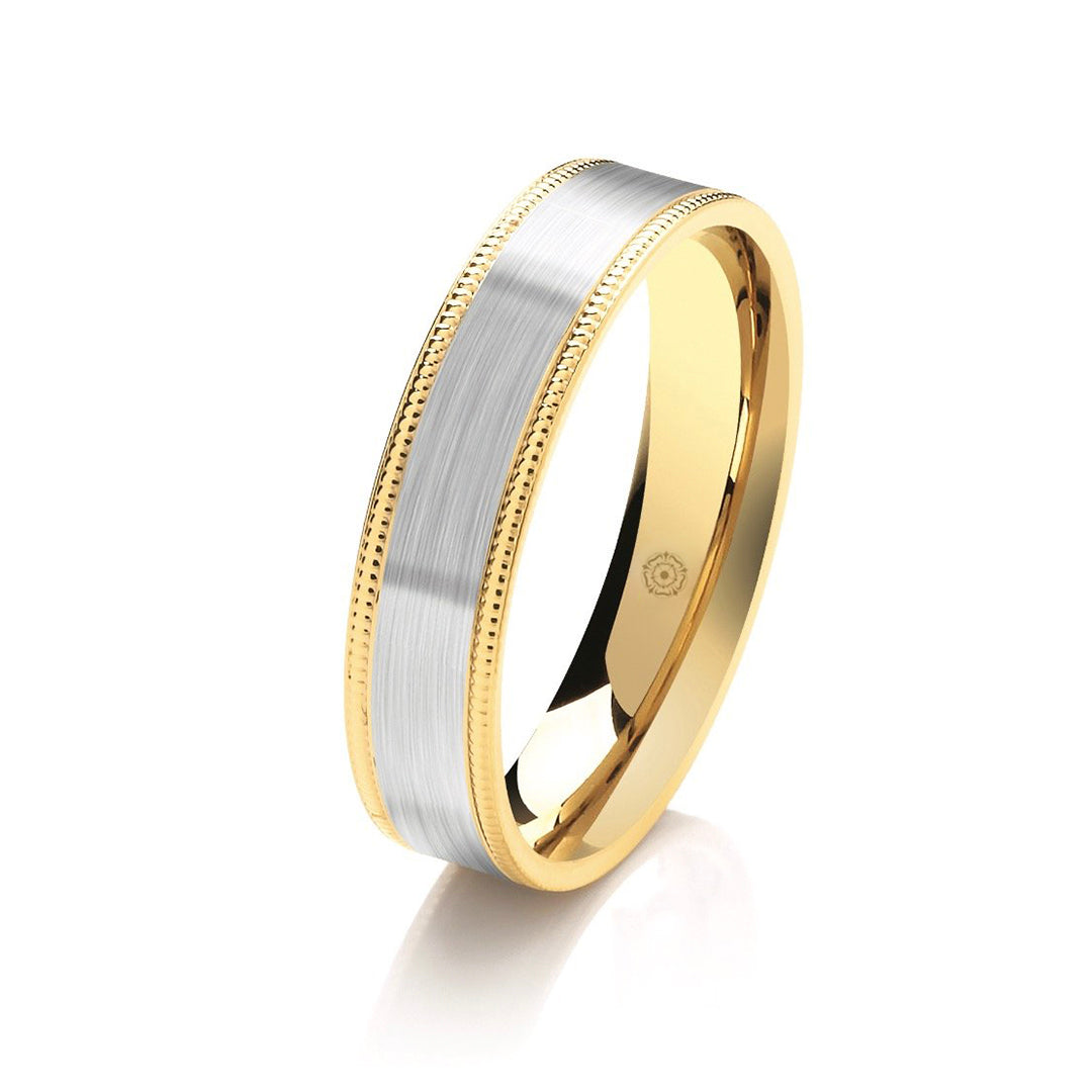 Men's Two-Tone Scarborough Wedding Band