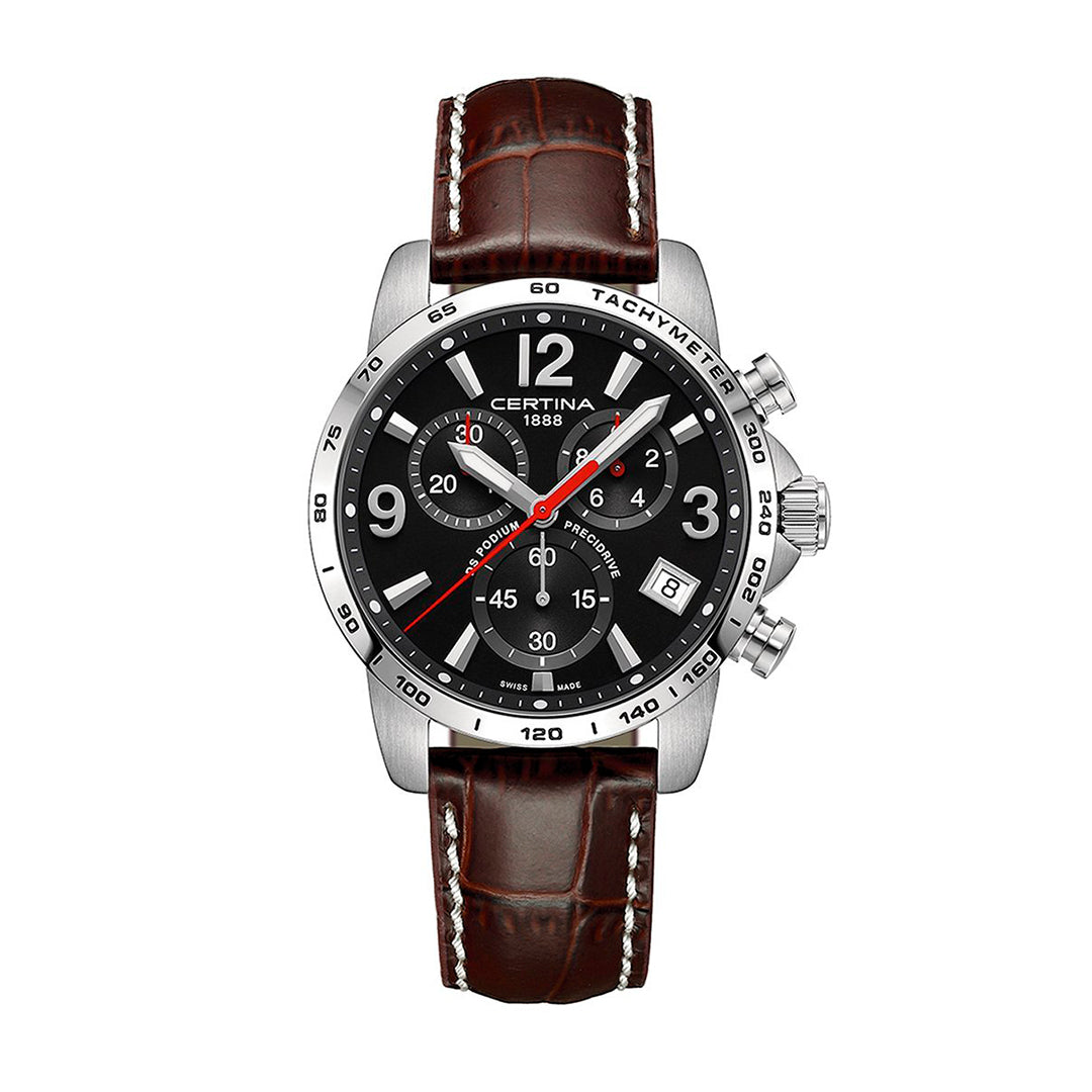 Certina DS Podium Chronograph Black Mens Watch