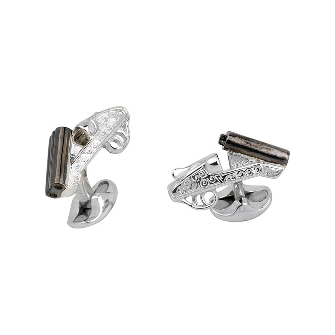 Deakin & Francis Engraved Shotgun Cufflinks