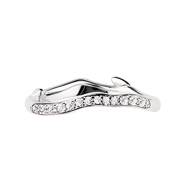 Shaun Leane Cherry Blossom Sterling Silver Branch Diamond Ring