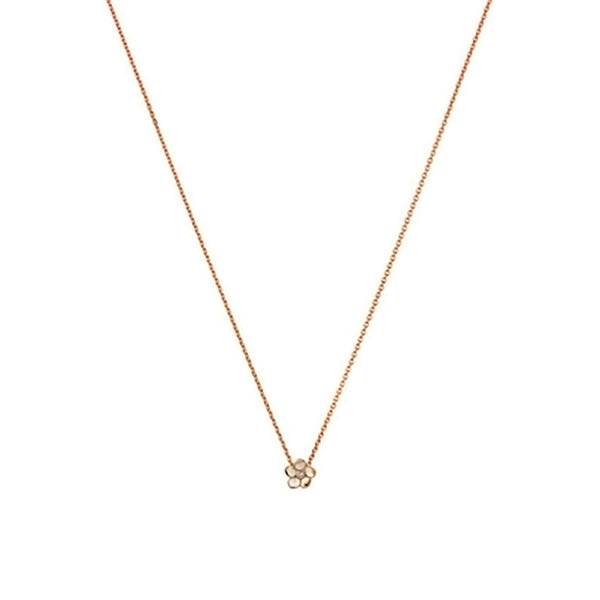 Shaun Leane Cherry Blossom Small Rose Gold Vermeil Diamond Necklace