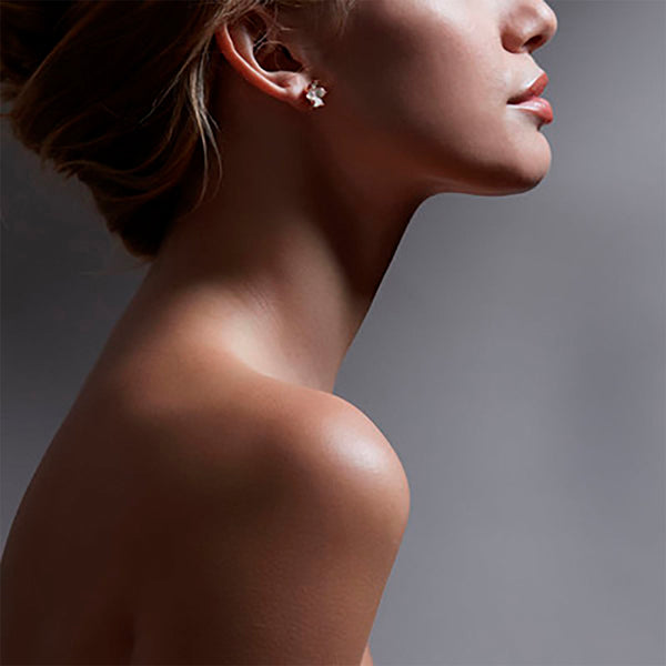 Shaun Leane Cherry Blossom Rose Gold Vermeil Diamond Earrings