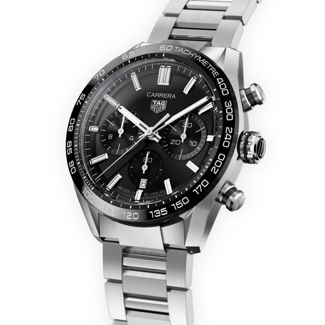 TAG Heuer Carrera 44mm Black Men's Watch