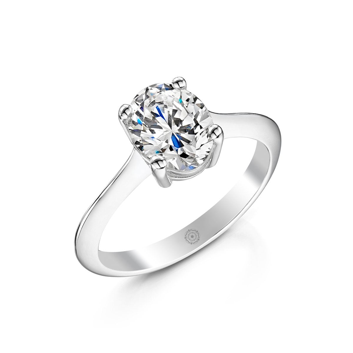 Classic No.1 Oval Engagement RIng