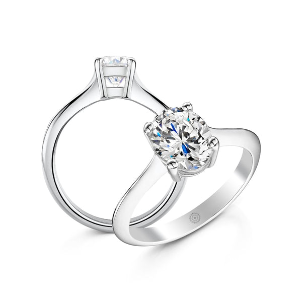 Classic No.1 Oval Engagement RIng