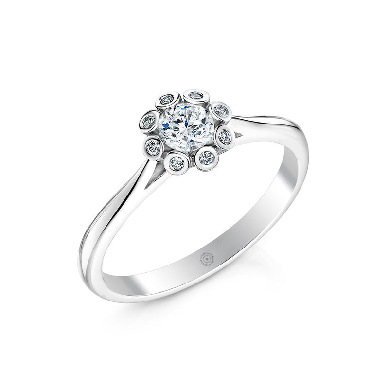 Dandelion Engagement Ring