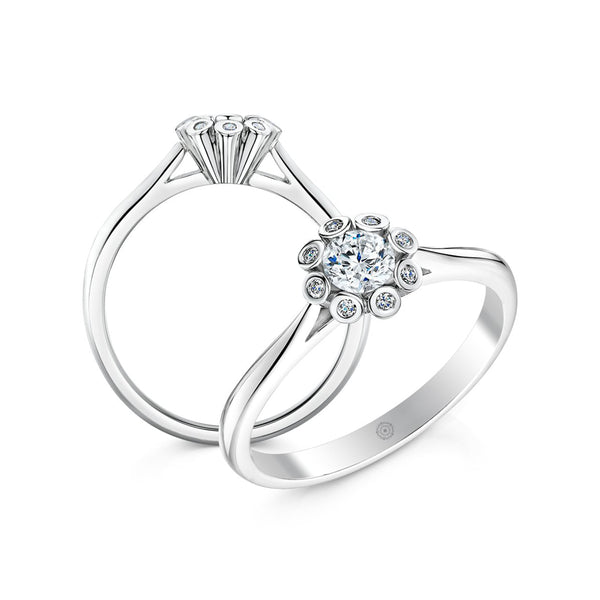 Dandelion Engagement Ring