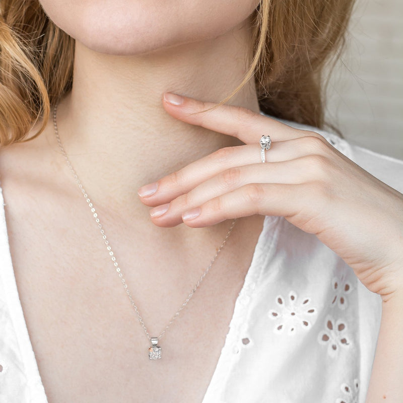 Sweetheart Diamond Necklace