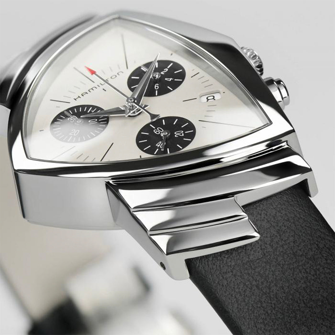 Hamilton Ventura Chronograph Silver Mens Watch