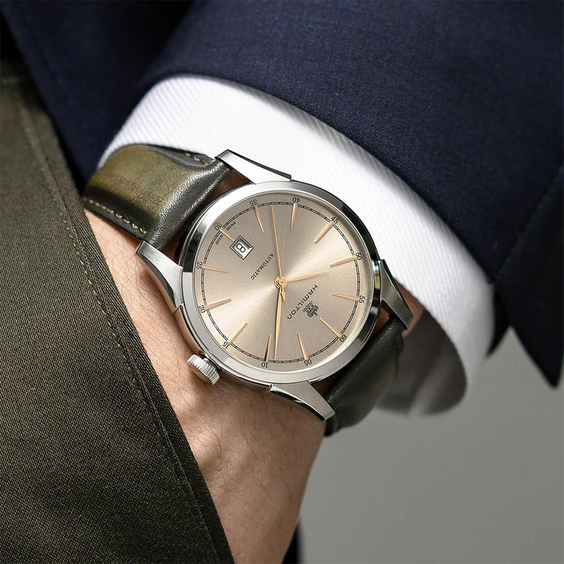 Hamilton American Classic Automatic Silver Mens Watch