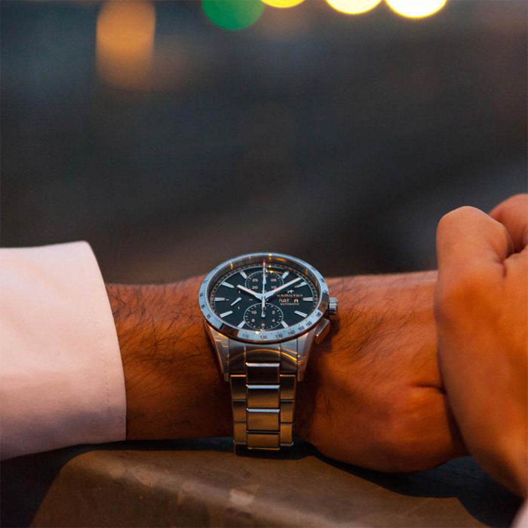 Hamilton American Classic Automatic Chronograph Silver Mens Watch