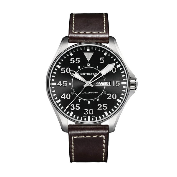 Hamilton Khaki Aviation Automatic Silver Mens Watch