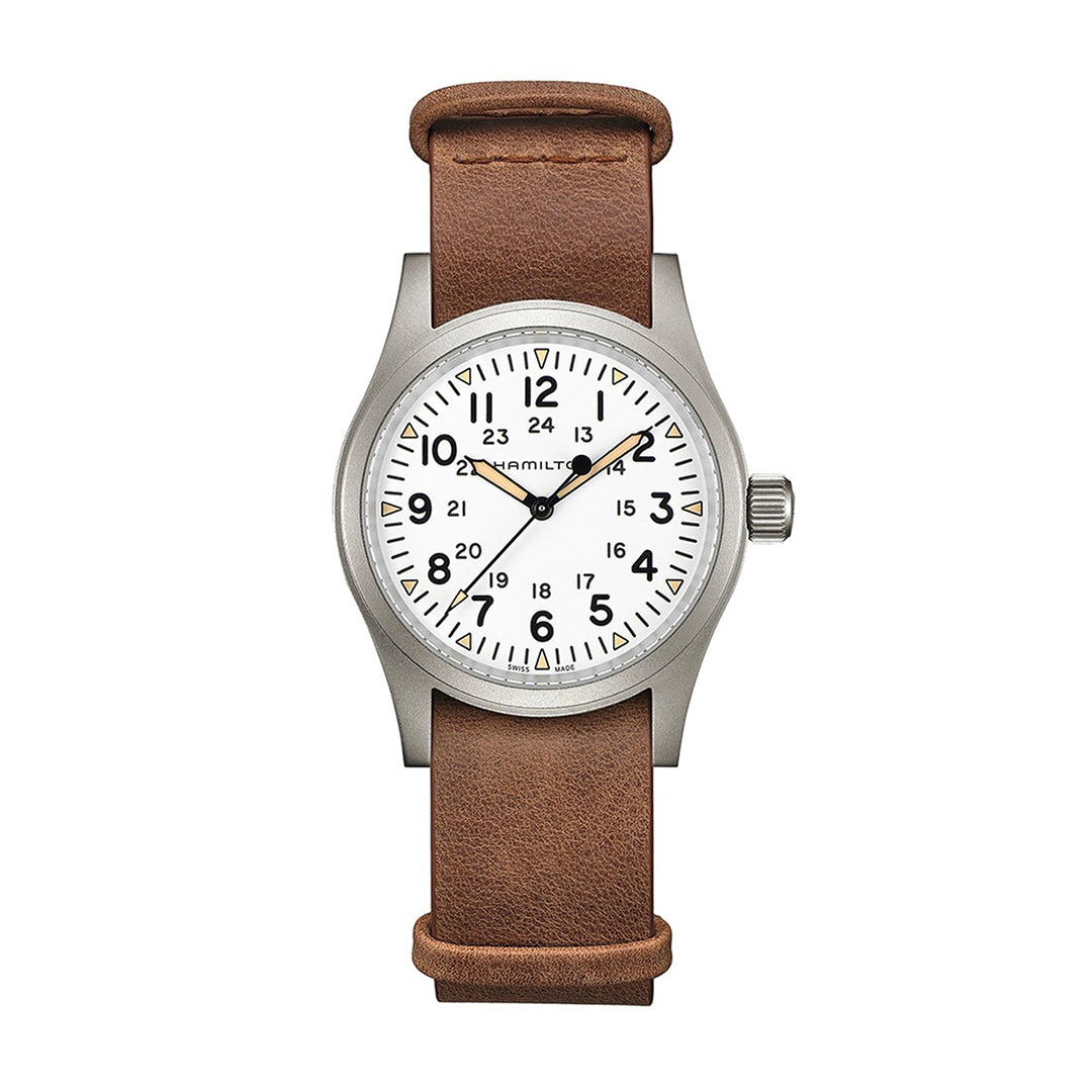 Hamilton Khaki Field Silver Mens Watch