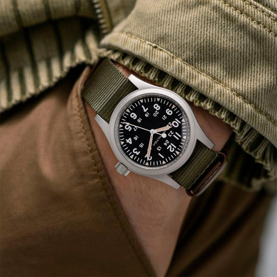 Hamilton Khaki Field Automatic Silver Mens Watch