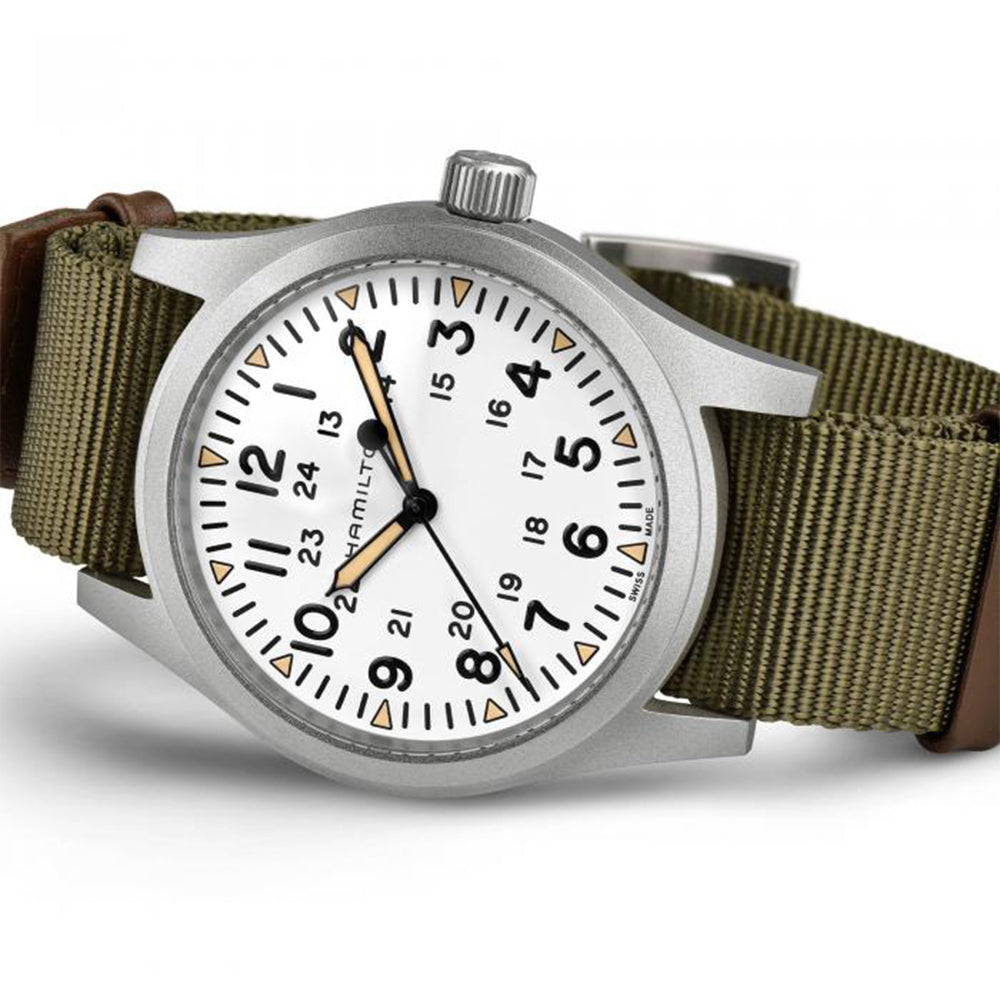 Hamilton Khaki Field Mechanical 42mm Mens Watch | BRADLEYS